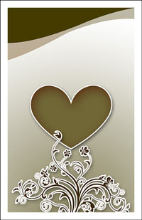 Wedding Program Cover Template 9E - Graphic 3
